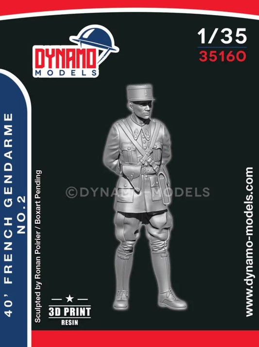 DYNAMO MODEL1:35 SET 35160 WORLD WAR II 40' FRENCH GENDARME NO. 2 (1 FIGURE)