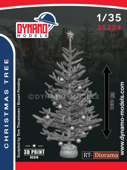 DYNAMO MODELS 1:35 SET 35224 DIORAMA ACCESSORY CHRISTMAS TREE (ONE)