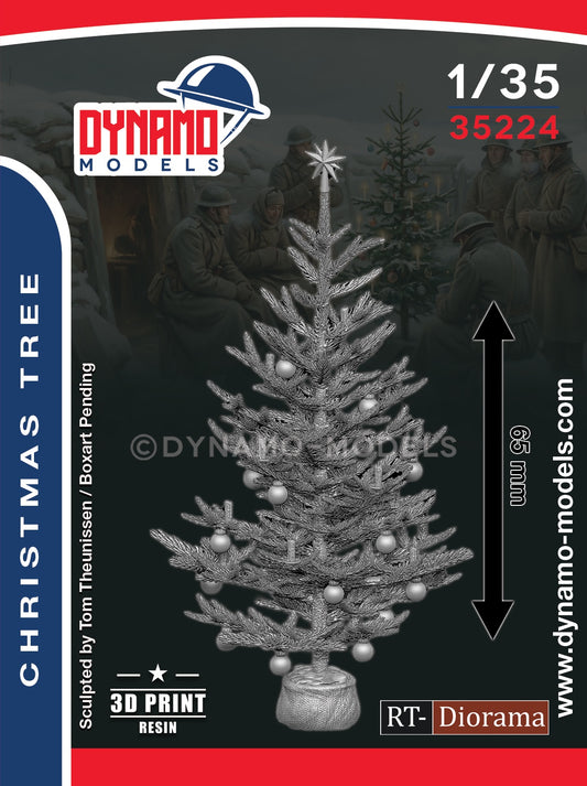DYNAMO MODELS 1:35 SET 35224 DIORAMA ACCESSORY CHRISTMAS TREE (ONE)