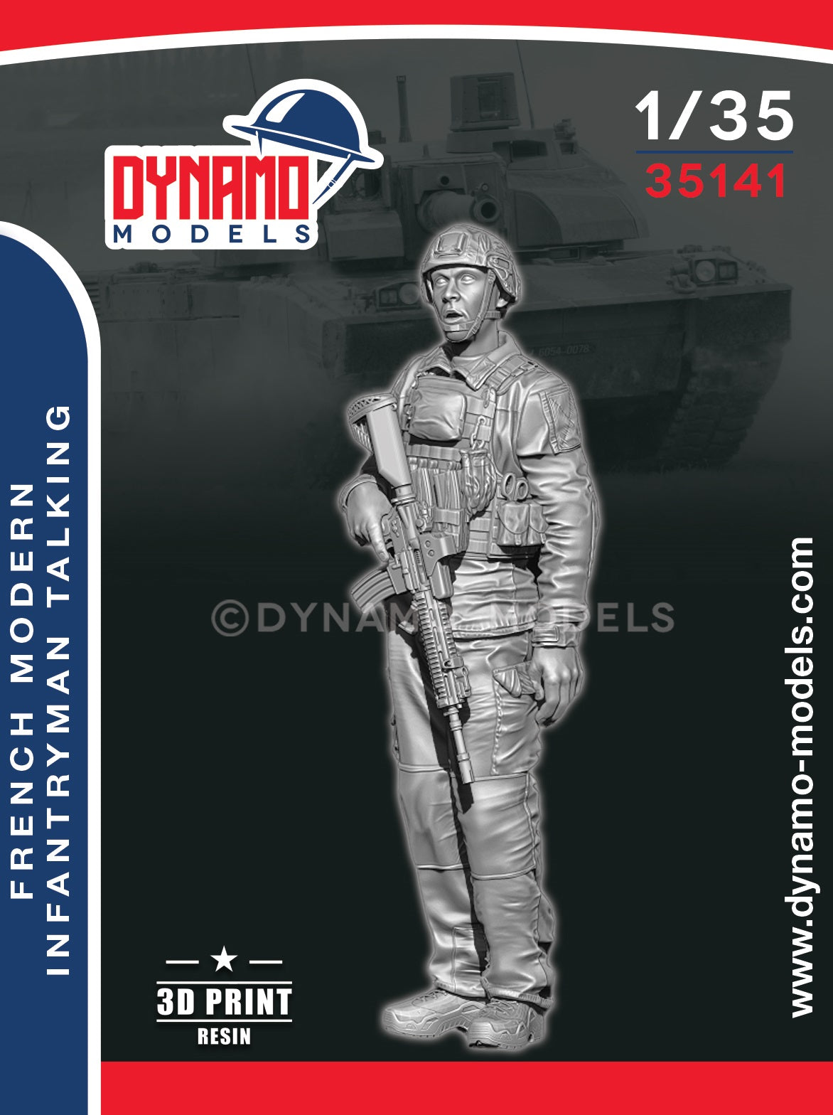 DYNAMO MODEL 35141 MODERNE FORCES FRENCH MODERN INFANTRYMAN TALKING (1 FIGURE)