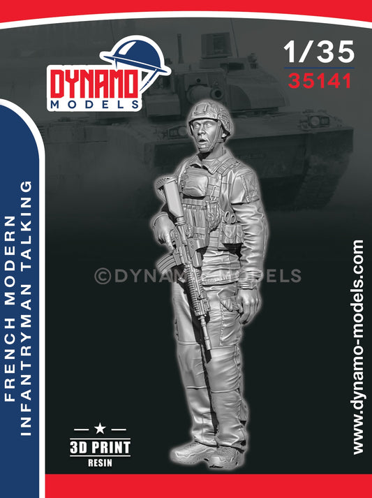 DYNAMO MODEL 35141 MODERNE FORCES FRENCH MODERN INFANTRYMAN TALKING (1 FIGURE)