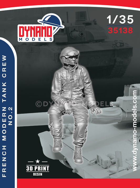 DYNAMO MODEL 35138 MODERN FORCES FRENCH MODERN TANK CREW NO. 2 (1 FIGURE)