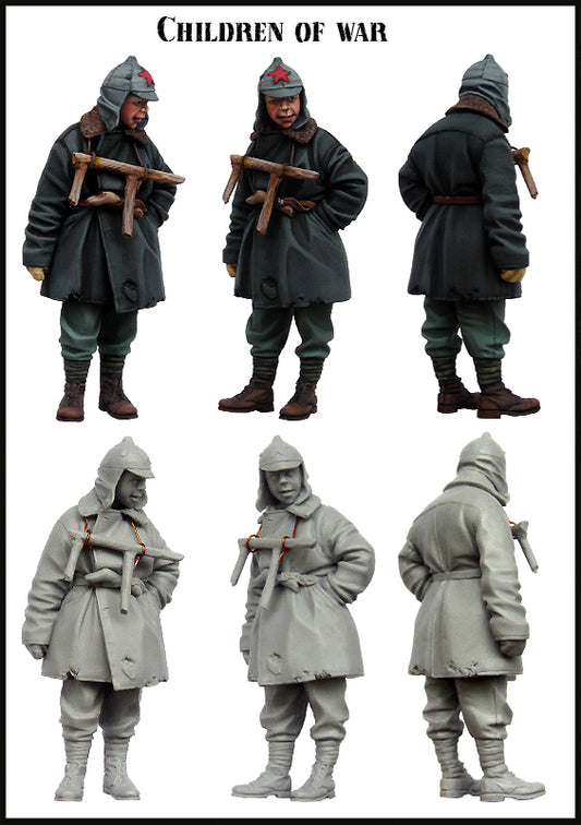 EVOLUTION MINIATURES 1:35 EM-35105 WWII RUSSIAN CHILDREN OF THE WAR (1 FIGURE)