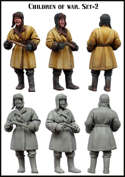 EVOLUTION MINIATURES 1:35 EM-35106 WWII CHILDREN OF THE WAR SET 2  (1 FIGURE)