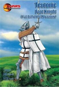 MARS  1:72 SET 72057 MEDIEVAL TEUTONIC FOOT KNIGHT EARLY XV CENTURY- GRAY