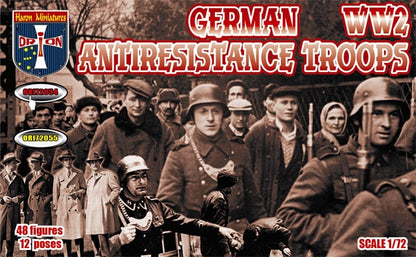 ORION 1:72 WORLD WAR II 0RI72054 GERMAN ANTIRESISTANCE TROOPS (48 FIGURES)