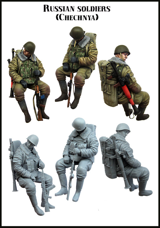 EVOLUTION MINIATURES 1:35 SET EM-35126 MODERN RUSSIAN SOLDIER, CHECHNYA