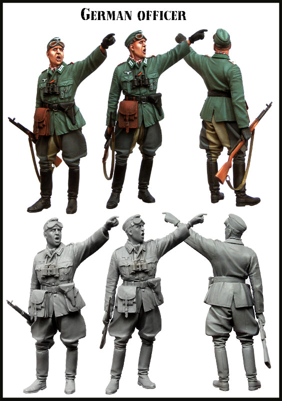 EVOLUTION MINIATURES 1:35 EM-35128 WWII GERMAN OFFICER (1 FIGURE)