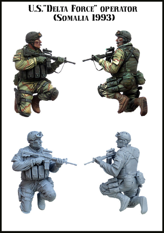 EVOLUTION MINIATURES 1:35 SET EM-35013 U.S. "DELTA FORCE" OPERATOR- SOMALIA 1993