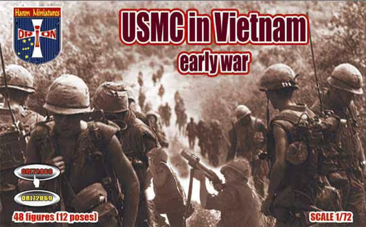 ORION 1:72 ORI72068 VIETNAM WAR U.S. MARINE CORP (EARLY WAR) TAN (44 FIGURES)