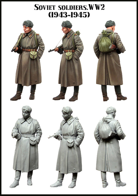 EVOLUTION MINIATURES 1:35 SET EM-35137 WWII SOVIET SOLDIER 1943-1945 (1 FIGURE)