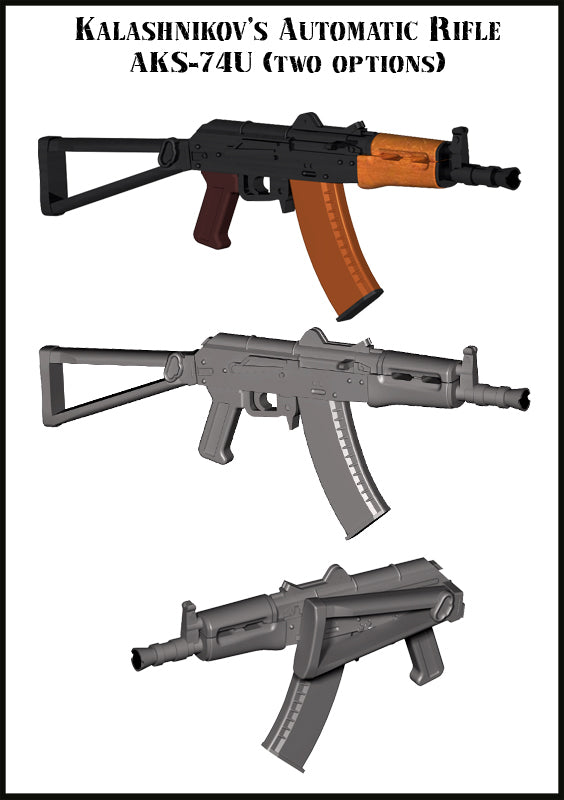 EVOLUTION MINIATURES 1:35 EMA-35013 DIOROMA ACCESSORY KALASHNIKOV'S AR AKS-74U