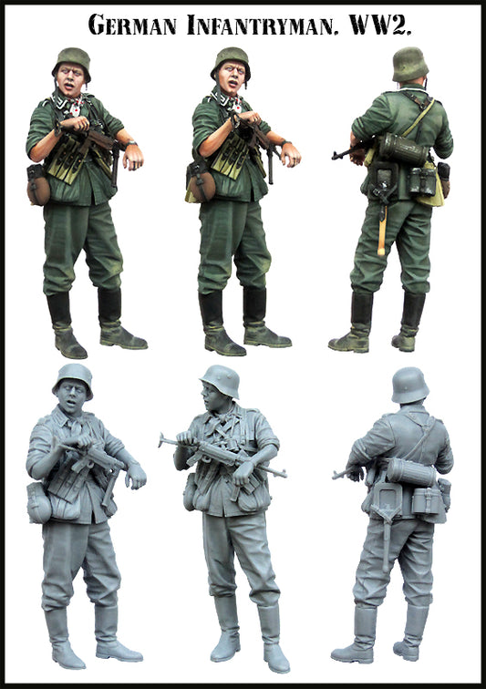 EVOLUTION MINIATURES 1:35 SET EM-35141 WWII GERMAN INFANTRYMAN (1 FIGURE)