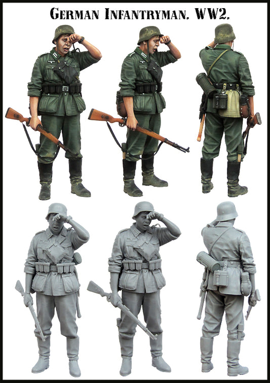 EVOLUTION MINIATURES 1:35 SET EM-35142 WWII GERMAN INFANTRYMAN (1 FIGURE)