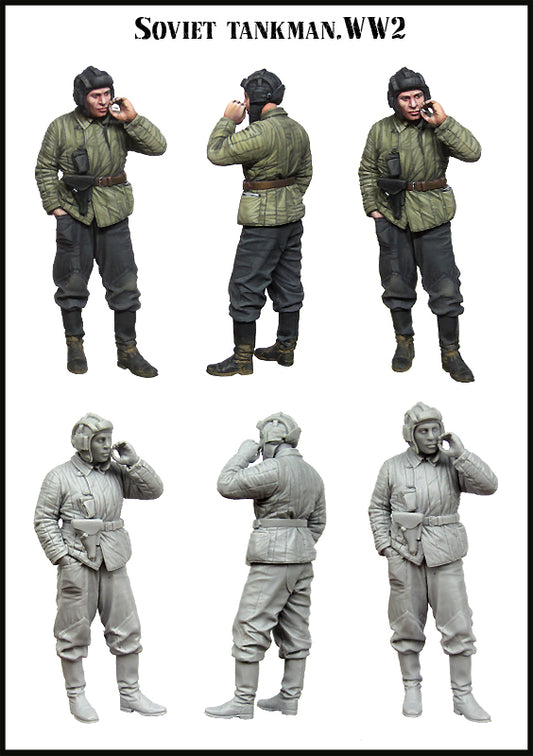 EVOLUTION MINIATURES 1:35 SET EM-35144 WWII SOVIET TANKMAN  (1 FIGURE)