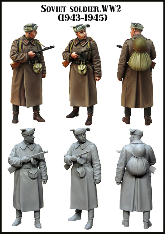 EVOLUTION MINIATURES 1:35 SET EM-35149 WWII SOVIET SOLDIER 1943-1945  (1 FIGURE)