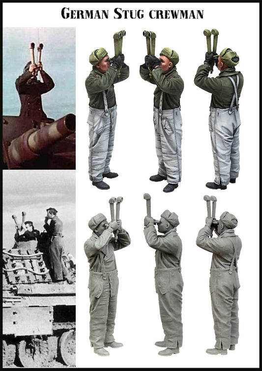 EVOLUTION MINIATURES 1:35 SET EM-35159 WWII GERMAN STUG CREWMAN  (1 FIGURE)
