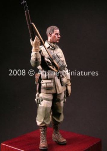 ALPINE MINIATURES 1:16 SET 16004 WII US PARATROOPERS 82ND "AA" (1 FIGURE/2 HEADS))