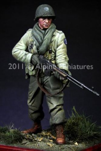 ALPINE MINIATURES 1:16 SET 16012 WWII BAR GUNNER US 29TH INFANTRY DIVISION