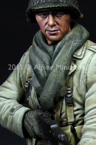 ALPINE MINIATURES 1:16 SET 16012 WWII BAR GUNNER US 29TH INFANTRY DIVISION