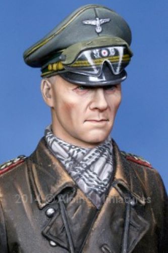 ALPINE MINIATURES 1:16 SET 16024 GERMAN ERWIN ROMMEL (1 FIGURE-2 HEADS)