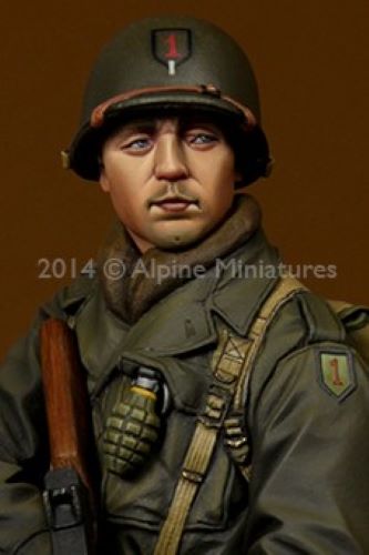 ALPINE MINIATURES 1:16 SET 16026 WWII US 1ST INFANTRY DIV "THE BIG RED ONE"