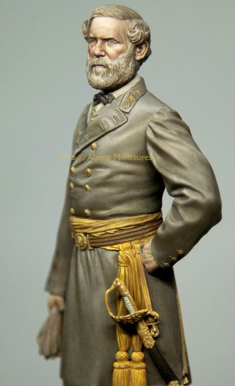 ALPINE MINIATURES 1:16 SET 16035 AMERICAN CIVIL WAR GENERAL ROBERT E. LEE