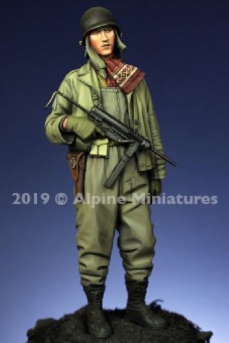 ALPINE MINIATURES 1:16 SET 16041 WII US 4TH AD "FIRST IN BASTOGNE" (1 FIGURE)