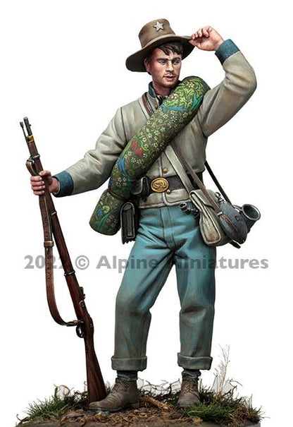 ALPINE MINIATURES 1:16 SET 16043 AMERICAN CIVIL WAR TEXAS INFANTRY, 1863