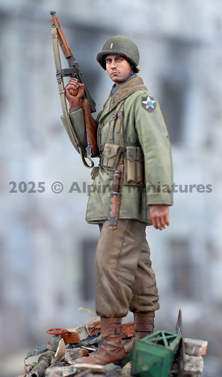 ALPINE MINIATURES 1:16 SET 16047 WWII US 2ND ID "INDIAN HEAD DIVISION"