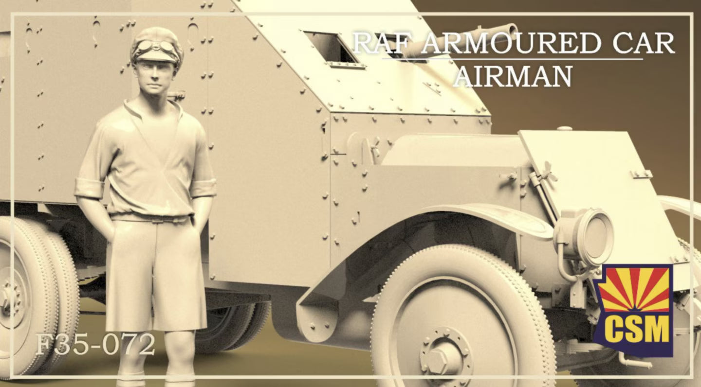 COPPER STATE MODELS 1:35 CSM F35-072 RAF ARMOURED CAR AIRMAN  (1 FIGURE)