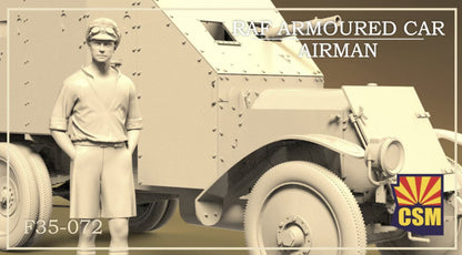 COPPER STATE MODELS 1:35 CSM F35-072 RAF ARMOURED CAR AIRMAN  (1 FIGURE)