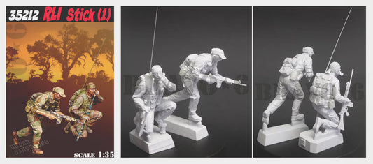 BRAVO *6 COLONIAL SERIES 35212 RHODESIAN LIGHT INFANTRY STICK 1 (2 FIGURES)