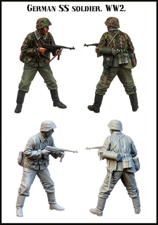 EVOLUTION MINIATURES 1:35 SET EM-35172 WWII GERMAN  SS SOLDIER (1 FIGURE)