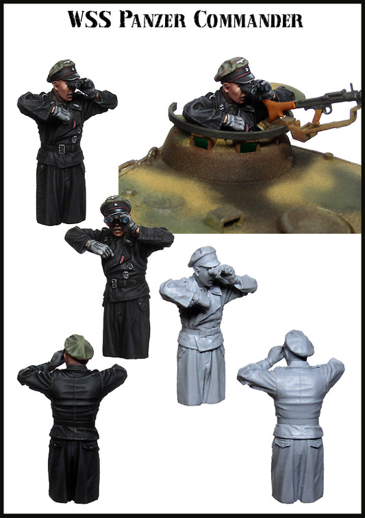 EVOLUTION MINIATURES 1:35 EM-35176 WWII GERMAN  WSS PANZER COMMANDER (1 FIGURE)