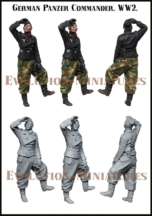 EVOLUTION MINIATURES 1:35 EM-35180 WWII GERMAN PANZER CREWMAN (1 FIGURE)