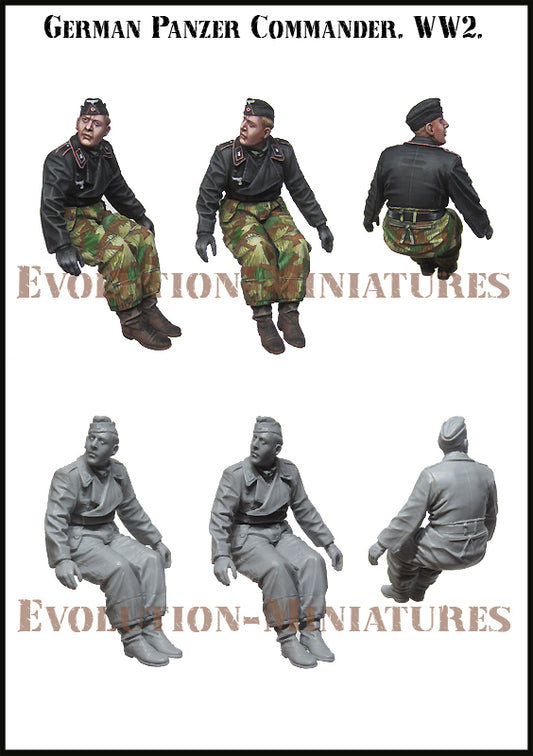 EVOLUTION MINIATURES 1:35 EM-35181 WWII GERMAN PANZER CREWMAN (1 FIGURE)