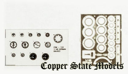 COPPER STATE MODELS GERMAN INSTRUMENT GAUGE SET A32-182