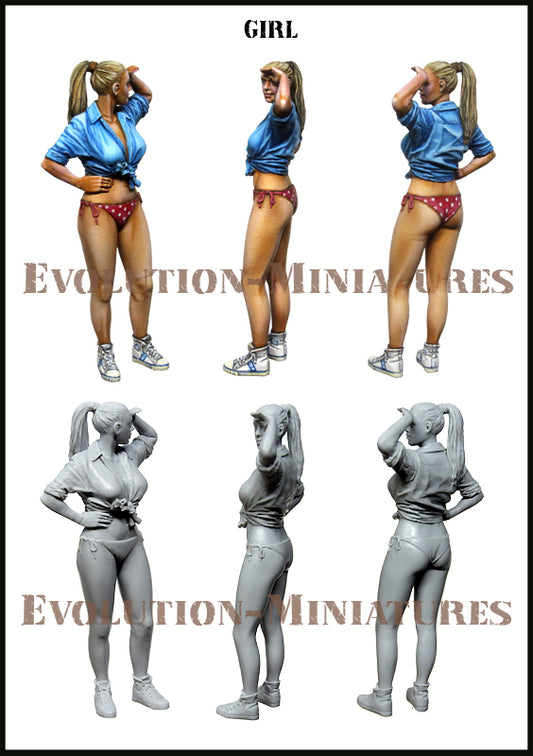 EVOLUTION MINIATURES 1:35 SET EM-35200 MODERN CIVILIAN GIRL (1 FIGURE)