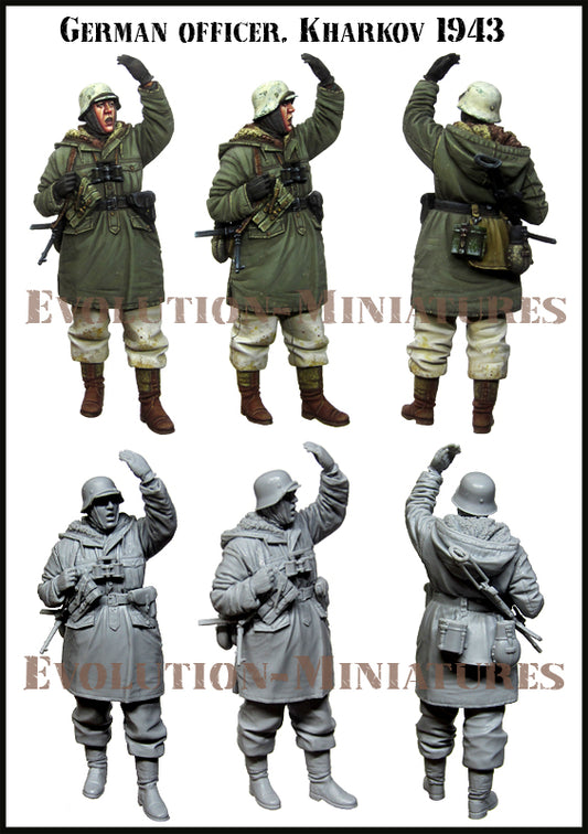EVOLUTION MINIATURES 1:35 SET EM-35202 WWII GERMAN OFFICER, KHARKOV 1943