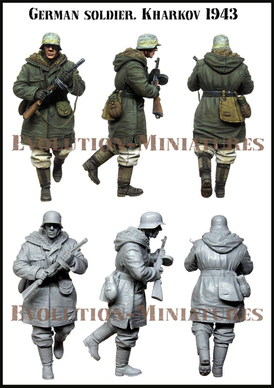 EVOLUTION MINIATURES 1:35 SET EM-35205 WWII GERMAN SOLDIER, KHARKOV 1943