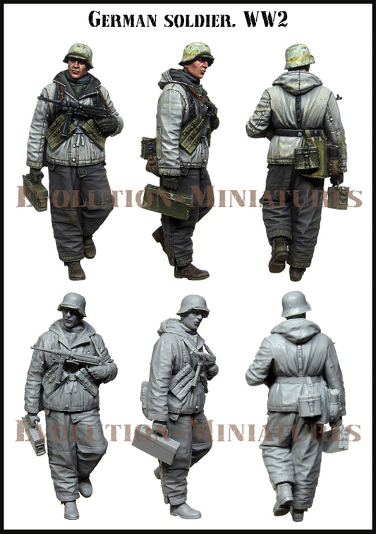 EVOLUTION MINIATURES 1:35 EM-35207 WWII GERMAN SOLDIER (1 FIGURE)