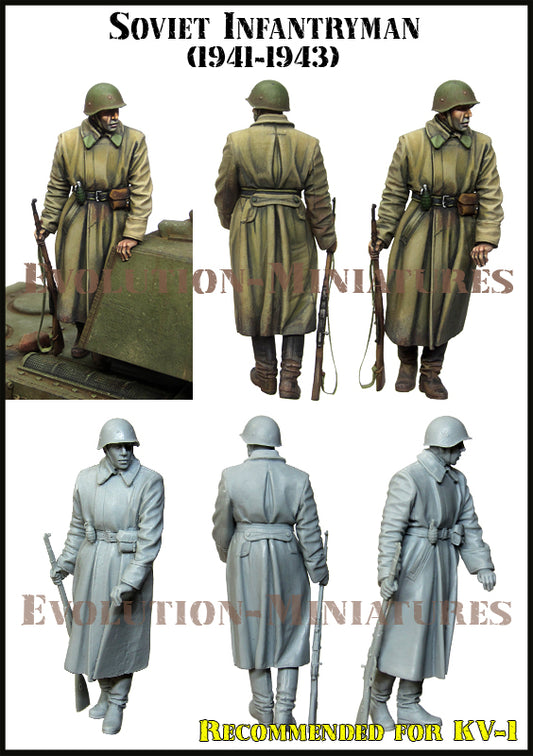 EVOLUTION MINIATURES 1:35 SET EM-35216 WWII SOVIET INFANTRYMAN (1941-1943)