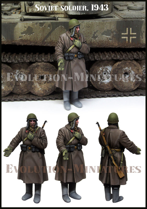 EVOLUTION MINIATURES 1:35 SET EM-35236 WWII SOVIET SOLDIER 1943  (1 FIGURE)
