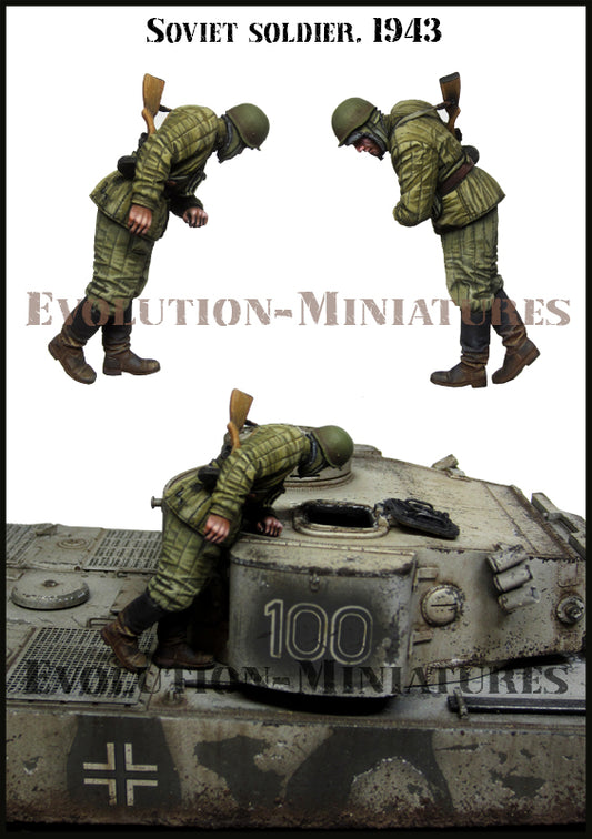 EVOLUTION MINIATURES 1:35 SET EM-35237 WWII SOVIET SOLDIER 1943  (1 FIGURE)