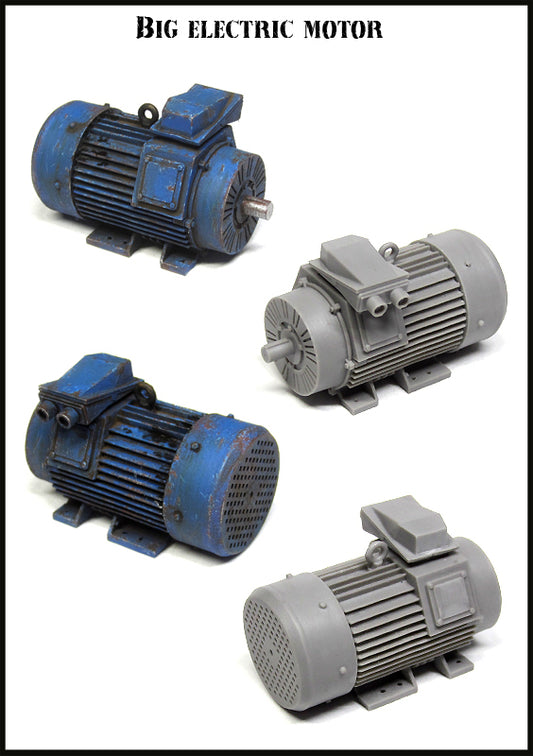 EVOLUTION MINIATURES DIOROMA ACCESSORIES EMA-35024 BIG ELECTRIC MOTOR (ONE)