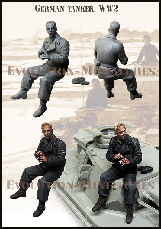 EVOLUTION MINIATURES 1:35 SET EM-35242 WWII GERMAN TANKER (1 FIGURE)