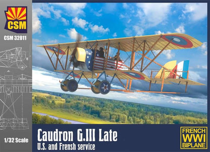 COPPER STATE MODELS CSM 32011 1:32 CAUDRON G.III LATE, U.S. & FRENCH SERVICE