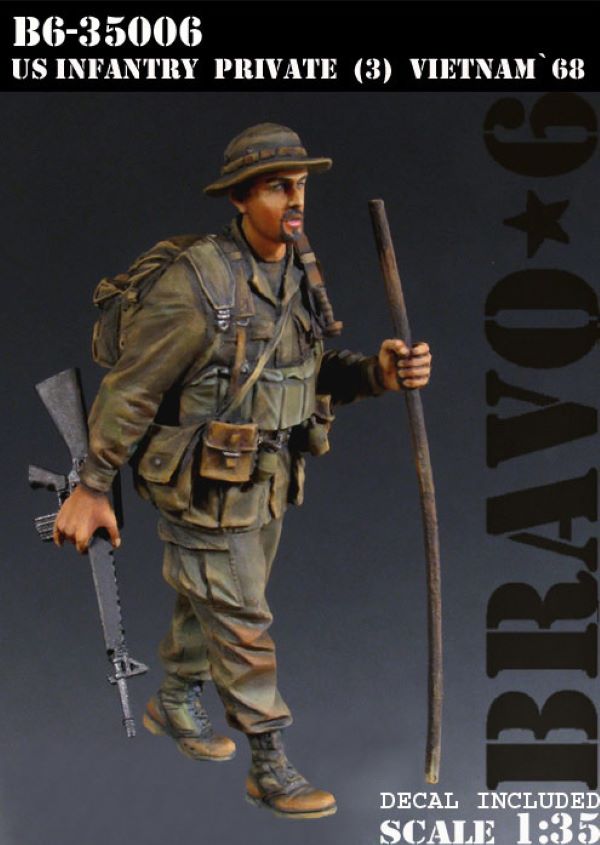 BRAVO *6 35006 VIETNAM WAR  1968 U.S. INFANTRY PRIVATE (3)  1:35