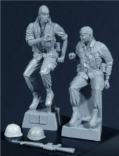 BRAVO*6 MODEL FIGURE SET 35009 VIETNAM WAR 1968 U.S. MECHANIZED INFANTRY BROS